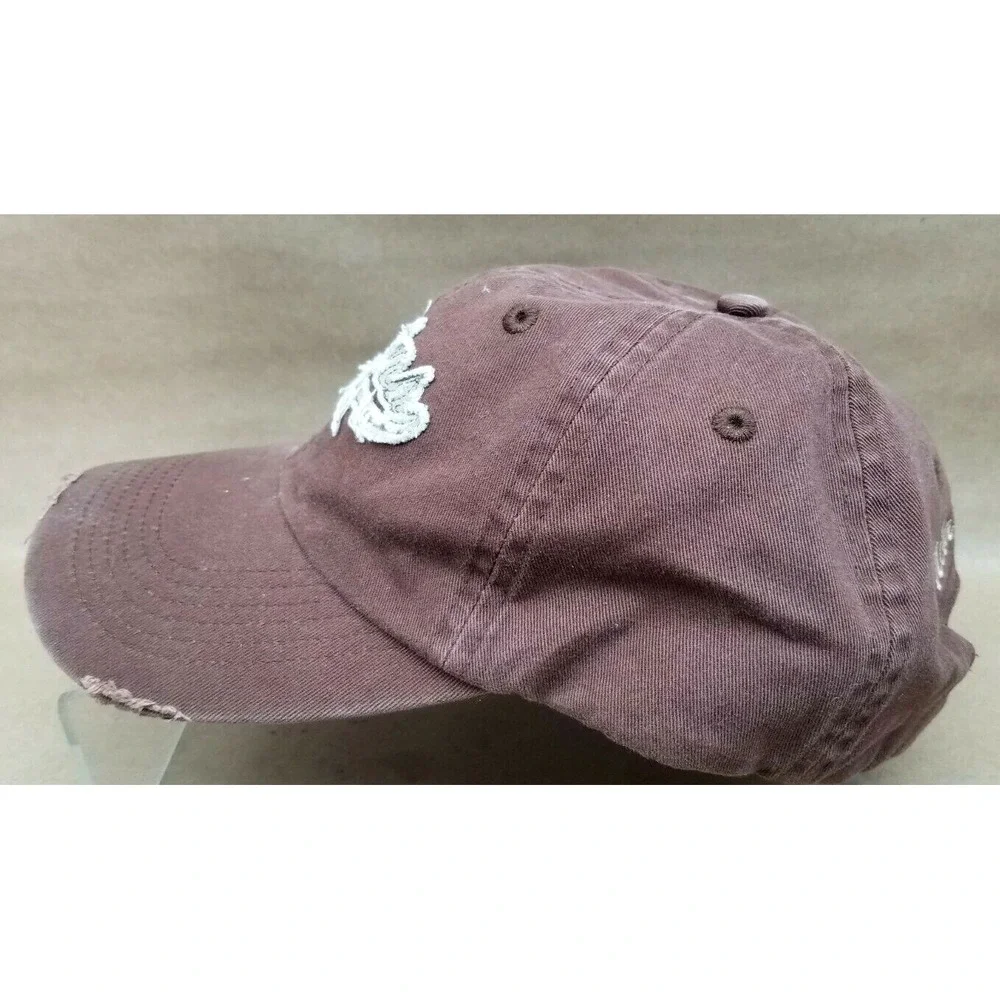 UCLA Bruins Distressed Baseball Cap Hat One Fit Men's Cotton BROWN